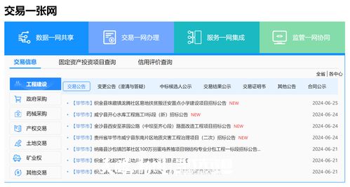 毕节加快数字赋能公共资源交易服务